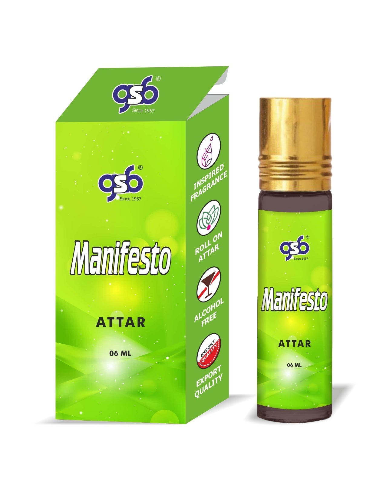 GSB Manifesto Attar Inspired From Ysl Manifesto | Clone Fragrance | Perfume Roll On | Alcohol Free | Long Lasting | Unisex
