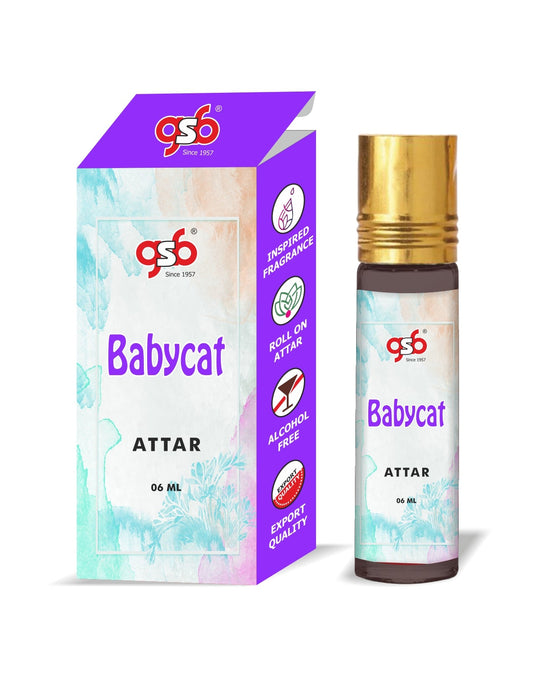 GSB Babycat Attar Inspired From Ysl Babycat | Clone Fragrance | Perfume Roll On | Alcohol Free | Long Lasting | Unisex