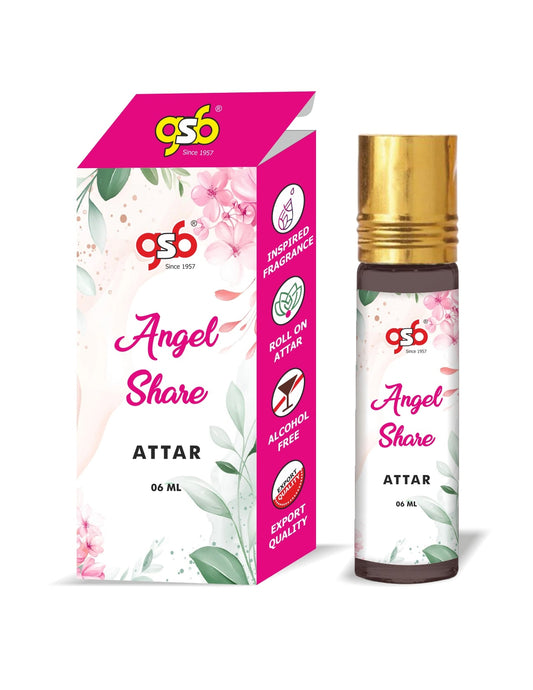 GSB Angel Share Attar Inspired From Kilion Angel Share | Clone Fragrance | Perfume Roll On | Alcohol Free | Long Lasting | Unisex