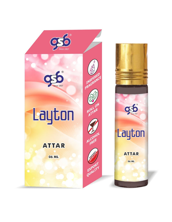 GSB Layton Attar Inspired From PDM Layton | Clone Fragrance | Perfume Roll On | Alcohol Free | Long Lasting | Unisex