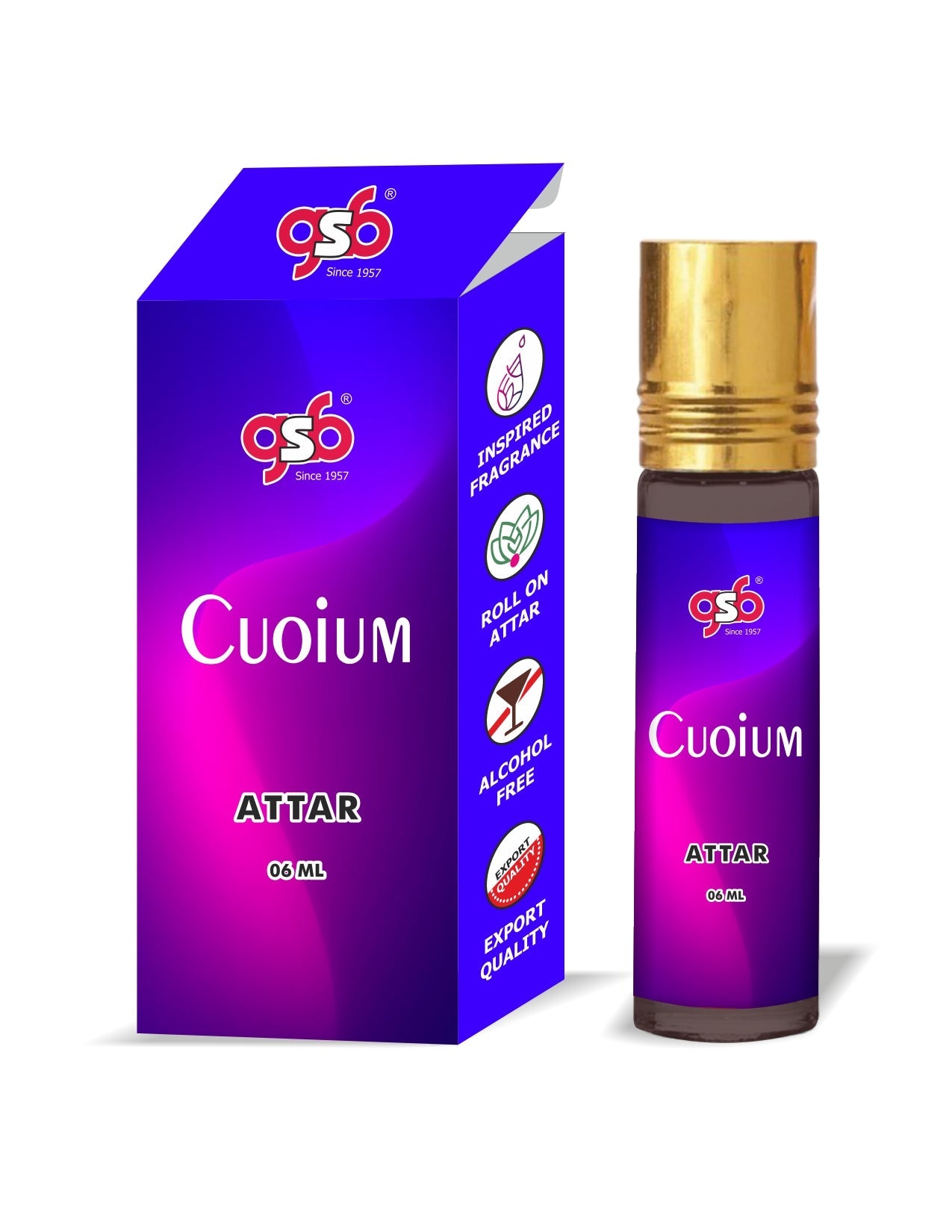 GSB Cuoium Attar Inspired From Otro Pasiri Cuoium | Clone Fragrance | Perfume Roll On | Alcohol Free | Long Lasting | Unisex