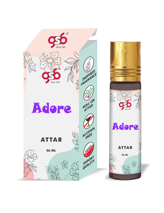GSB Adore Attar Inspired From Doir Adore | Clone Fragrance | Perfume Roll On | Alcohol Free | Long Lasting | Unisex