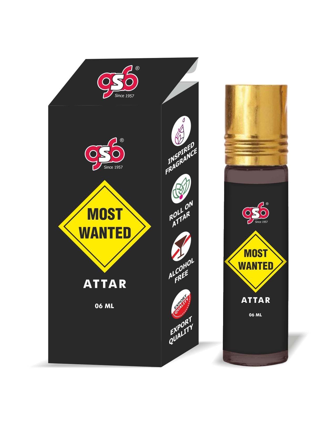 GSB Most Wanted Attar Inspired From Azzora Most Wanted | Clone Fragrance | Perfume Roll On | Alcohol Free | Long Lasting | Unisex