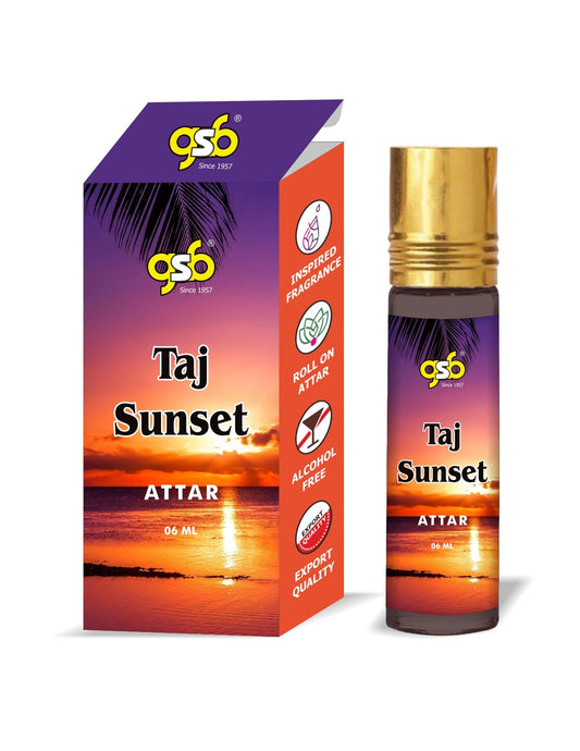 GSB Taj Sunset Attar Inspired From Ecsada Taj Sunset | Clone Fragrance | Perfume Roll On | Alcohol Free | Long Lasting | Unisex