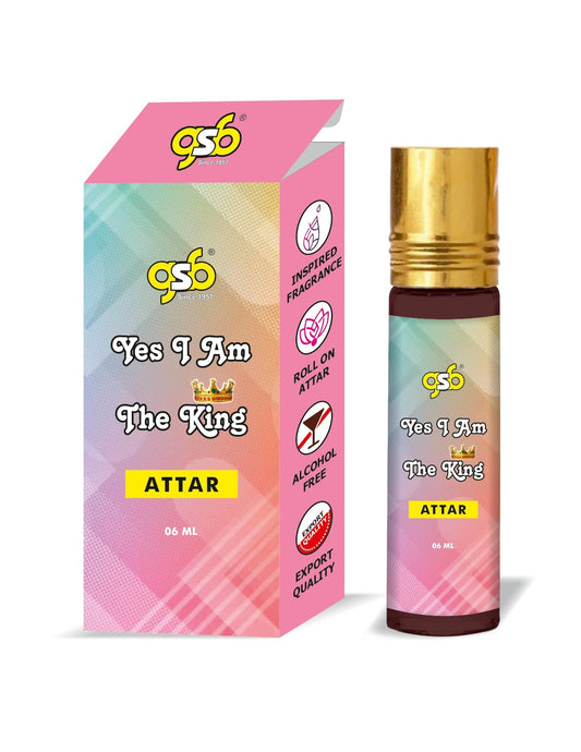 GSB Yes I am The King Attar Inspired From Geparle King | Clone Fragrance | Perfume Roll On | Alcohol Free | Long Lasting | Unisex