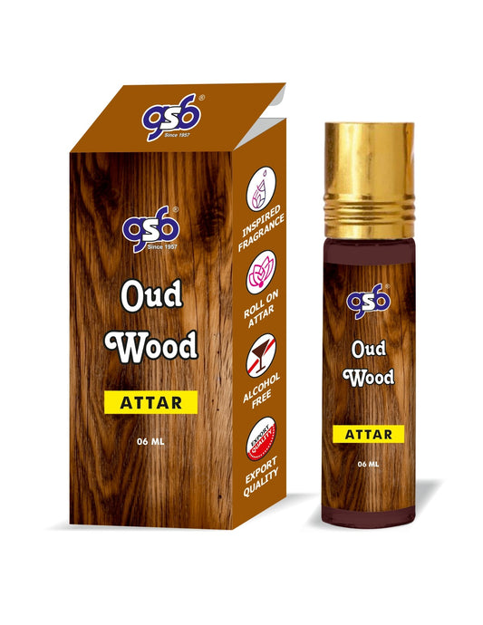 GSB Oud Wood Attar Inspired From Fom Tord Oud Wood | Clone Fragrance | Perfume Roll On | Alcohol Free | Long Lasting | Unisex