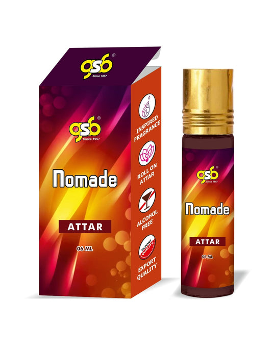 GSB Nomade Attar Inspired From Vouis Luitton Nomade | Clone Fragrance | Perfume Roll On | Alcohol Free | Long Lasting | Unisex