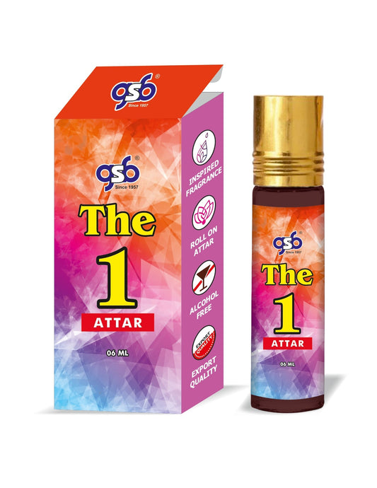 GSB The One Attar Inspired From Dloce Gbbana The One | Clone Fragrance | Perfume Roll On | Alcohol Free | Long Lasting | Unisex
