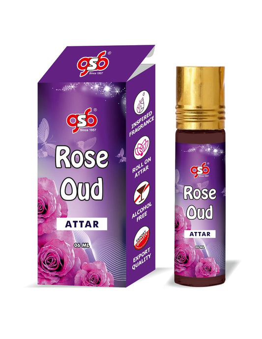 GSB Rose Oud Attar Inspired From Cllian | Clone Fragrance | Perfume Roll On | Alcohol Free | Long Lasting | Unisex