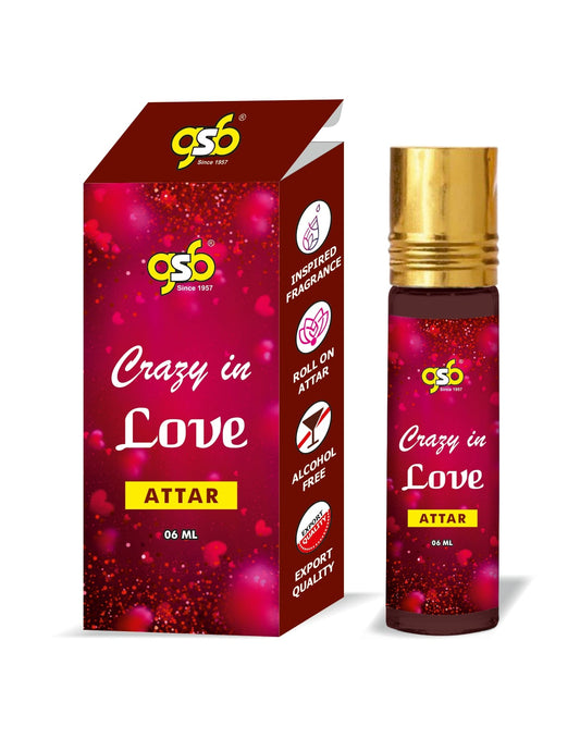 GSB Crazy In Love Attar Inspired From Montail Crazy In Love | Clone Fragrance | Perfume Roll On | Alcohol Free | Long Lasting | Unisex