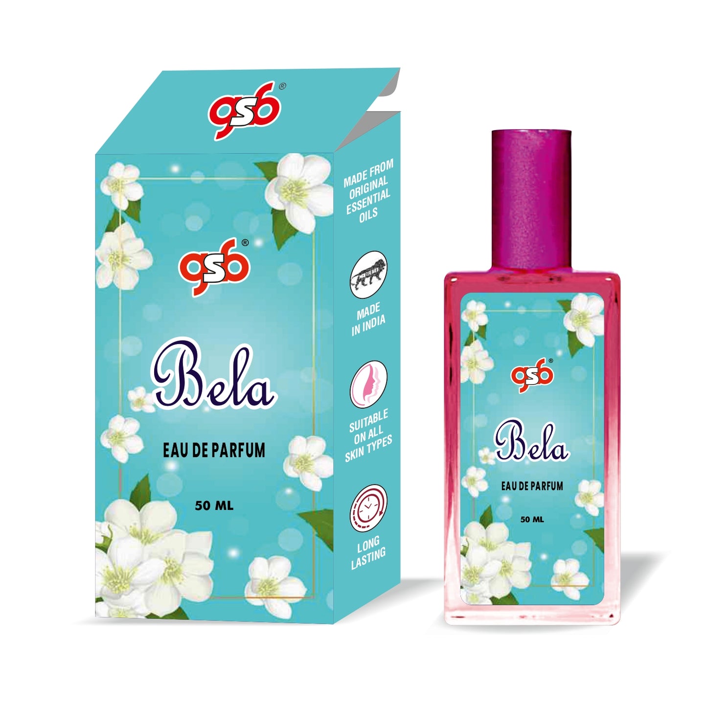 GSB Bela Eau De Parfum | EDP Spray For Men & Women | Luxury Perfume | Long Lasting | Suitable On All Occasions | 50 ML