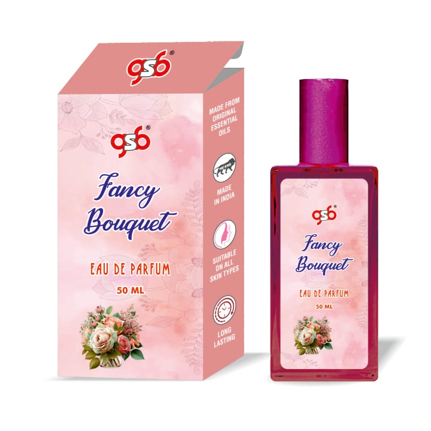 GSB Fancy Boquet Eau De Parfum | EDP Spray For Men & Women | Luxury Perfume | Long Lasting | Suitable On All Occasions | 50 ML