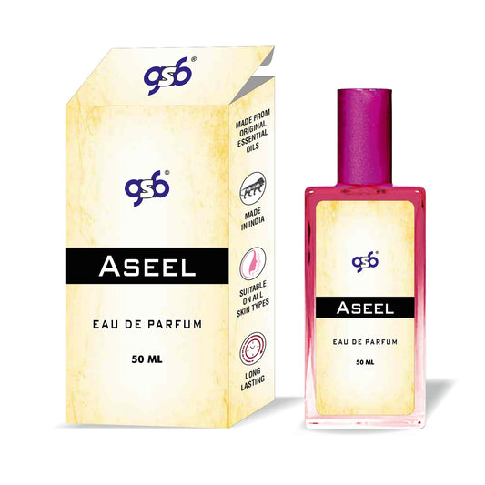 GSB Aseel Eau De Parfum | EDP Spray For Men & Women | Luxury Perfume | Long Lasting | Suitable On All Occasions | 50 ML