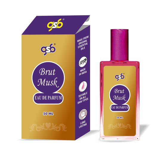 GSB Brut Musk Eau De Parfum | EDP Spray For Men & Women | Luxury Perfume | Long Lasting | Suitable On All Occasions | 50 ML