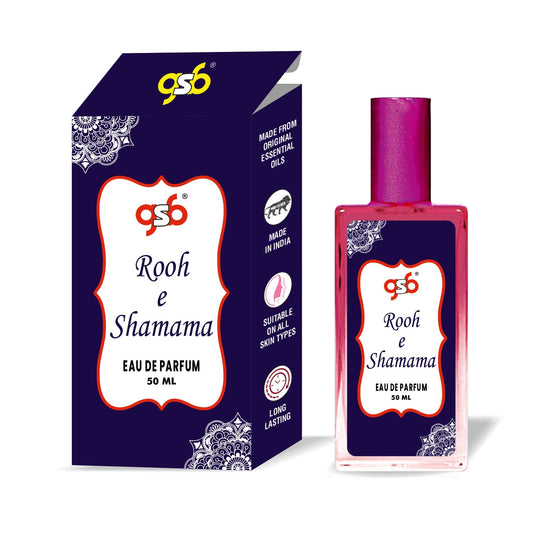 GSB Rooh E Shamama Eau De Parfum | EDP Spray For Men & Women | Luxury Perfume | Long Lasting | Suitable On All Occasions | 50 ML