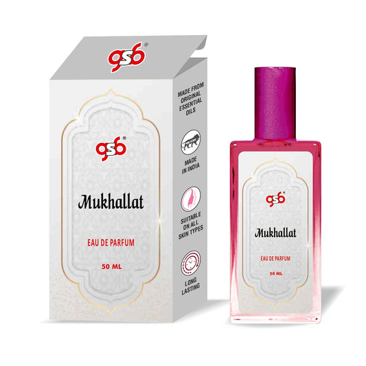 GSB Mukhallat Eau De Parfum | EDP Spray For Men & Women | Luxury Perfume | Long Lasting | Suitable On All Occasions | 50 ML