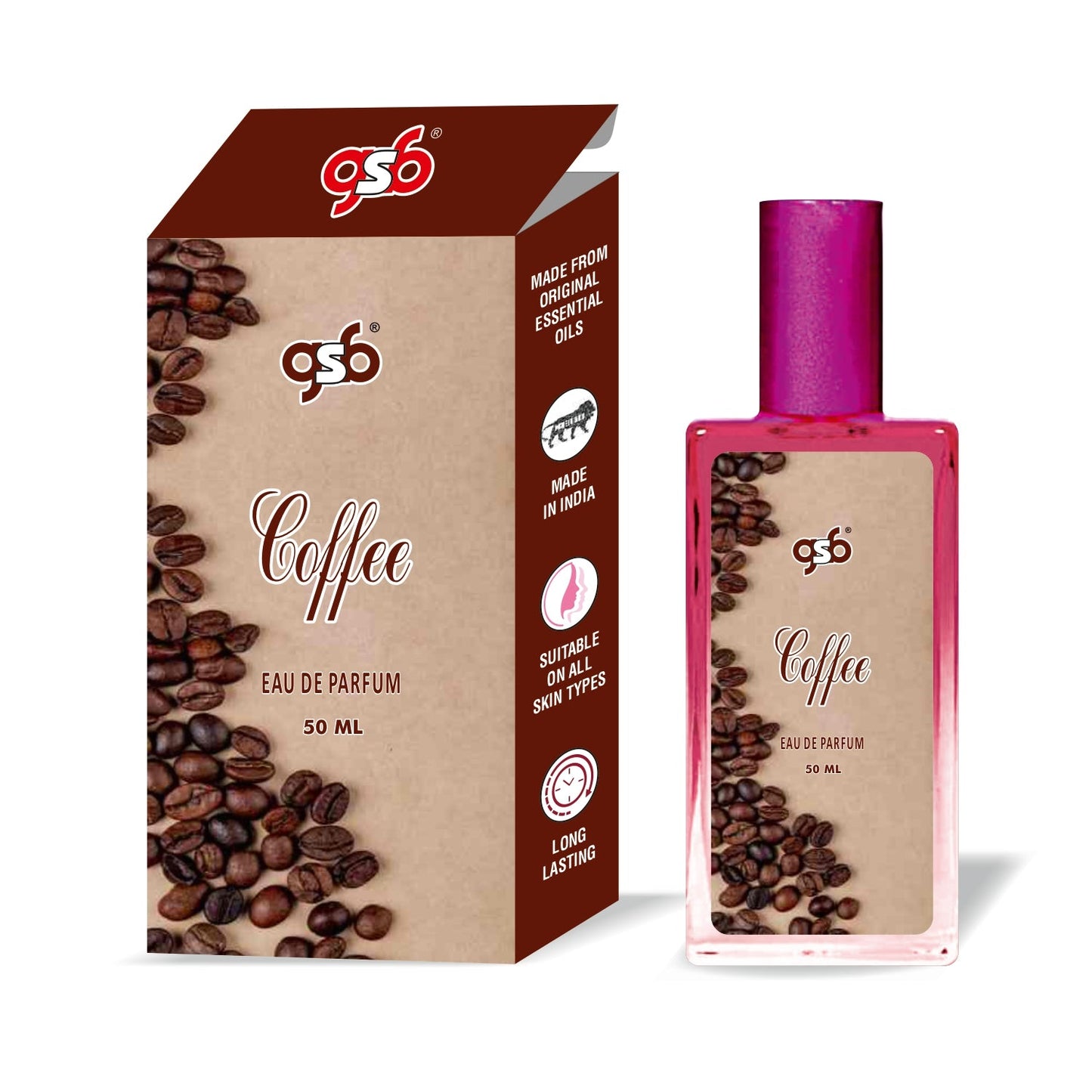 GSB Coffee Eau De Parfum | EDP Spray For Men & Women | Luxury Perfume | Long Lasting | Suitable On All Occasions | 50 ML