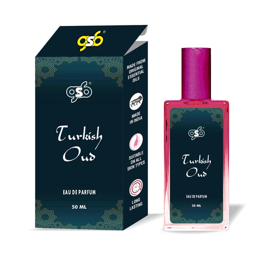 GSB Turkish Oud Eau De Parfum | EDP Spray For Men & Women | Luxury Perfume | Long Lasting | Suitable On All Occasions | 50 ML