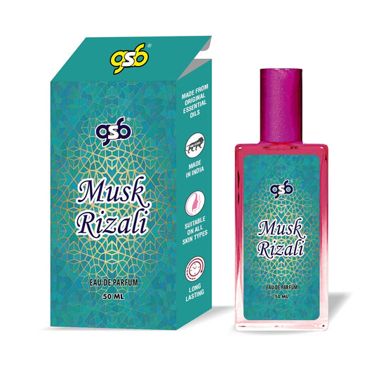 GSB Musk Rizali Eau De Parfum | EDP Spray For Men & Women | Luxury Perfume | Long Lasting | Suitable On All Occasions | 50 ML