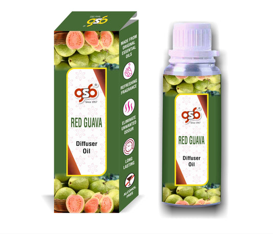 GSB Red Guava Diffuser Oil | Used In Reed Diffuser, Candle Burner, Electric Diffuser, Humidifiers and Air Revitalizer | Aromatherapy Oil