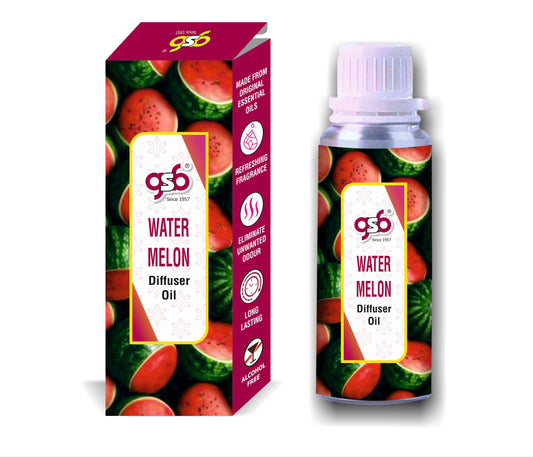 GSB Watermelon Diffuser Oil | Used In Reed Diffuser, Candle Burner, Electric Diffuser, Humidifiers and Air Revitalizer | Aromatherapy Oil