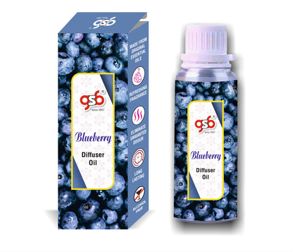 GSB Blueberry Diffuser Oil | Used In Reed Diffuser, Candle Burner, Electric Diffuser, Humidifiers and Air Revitalizer | Aromatherapy Oil