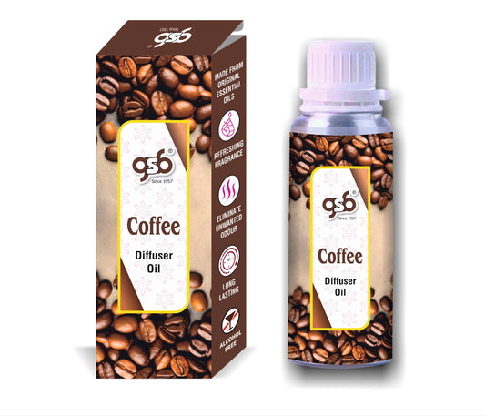 GSB Coffee Diffuser Oil | Used In Reed Diffuser, Candle Burner, Electric Diffuser, Humidifiers and Air Revitalizer | Aromatherapy Oil