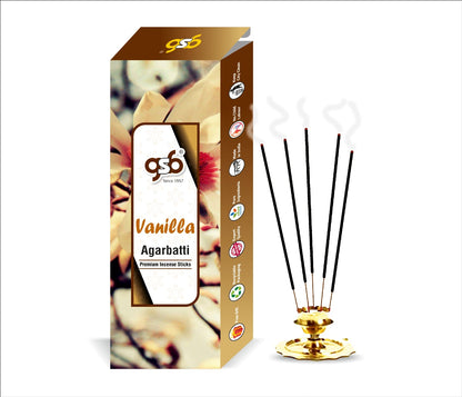 GSB Vanilla Premium Incense Sticks | Agarbatti | Made with Natural Essential Oil