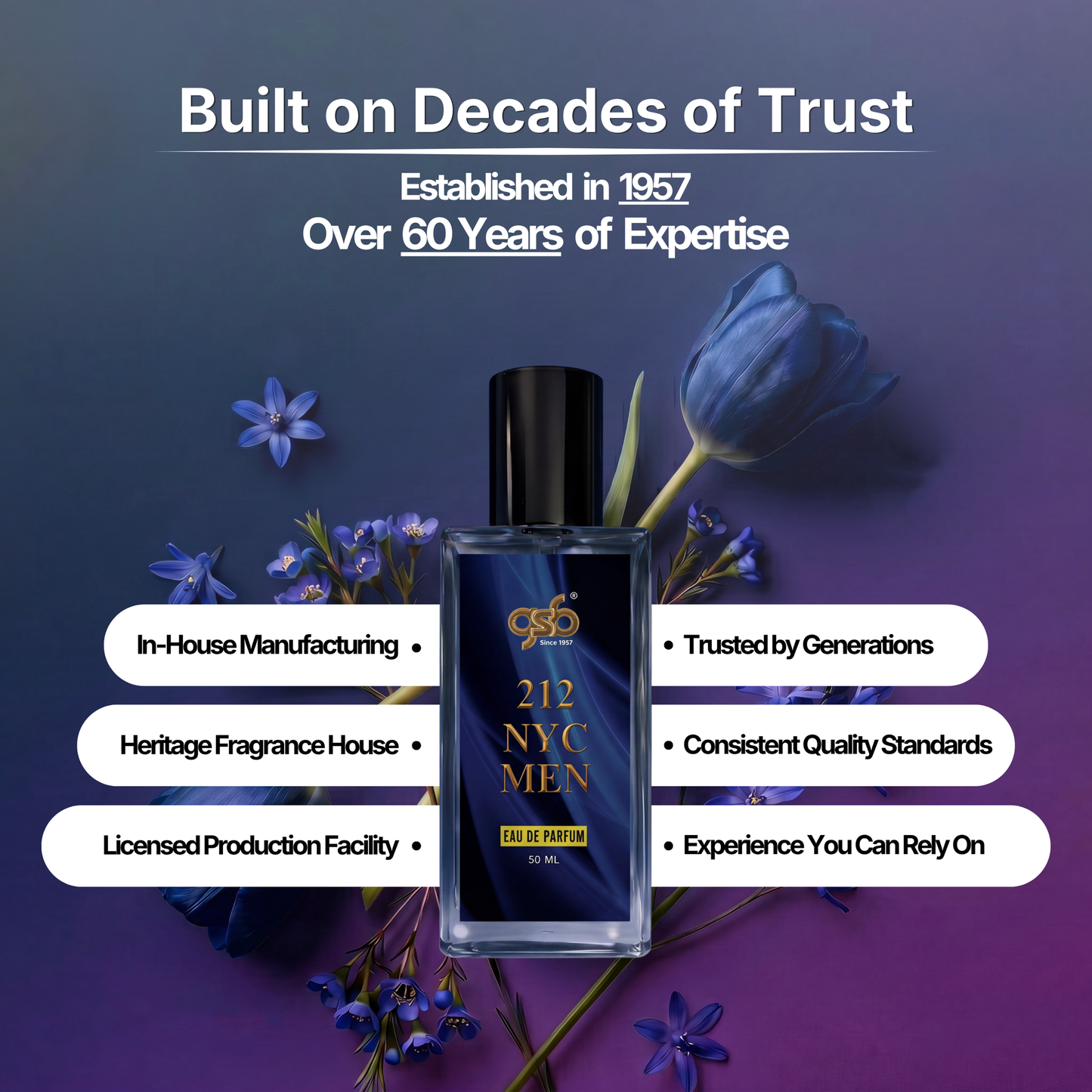 GSB 212 NYC Eau De Parfum Inspired From Craolina Hrrera 212 NYC - 5
