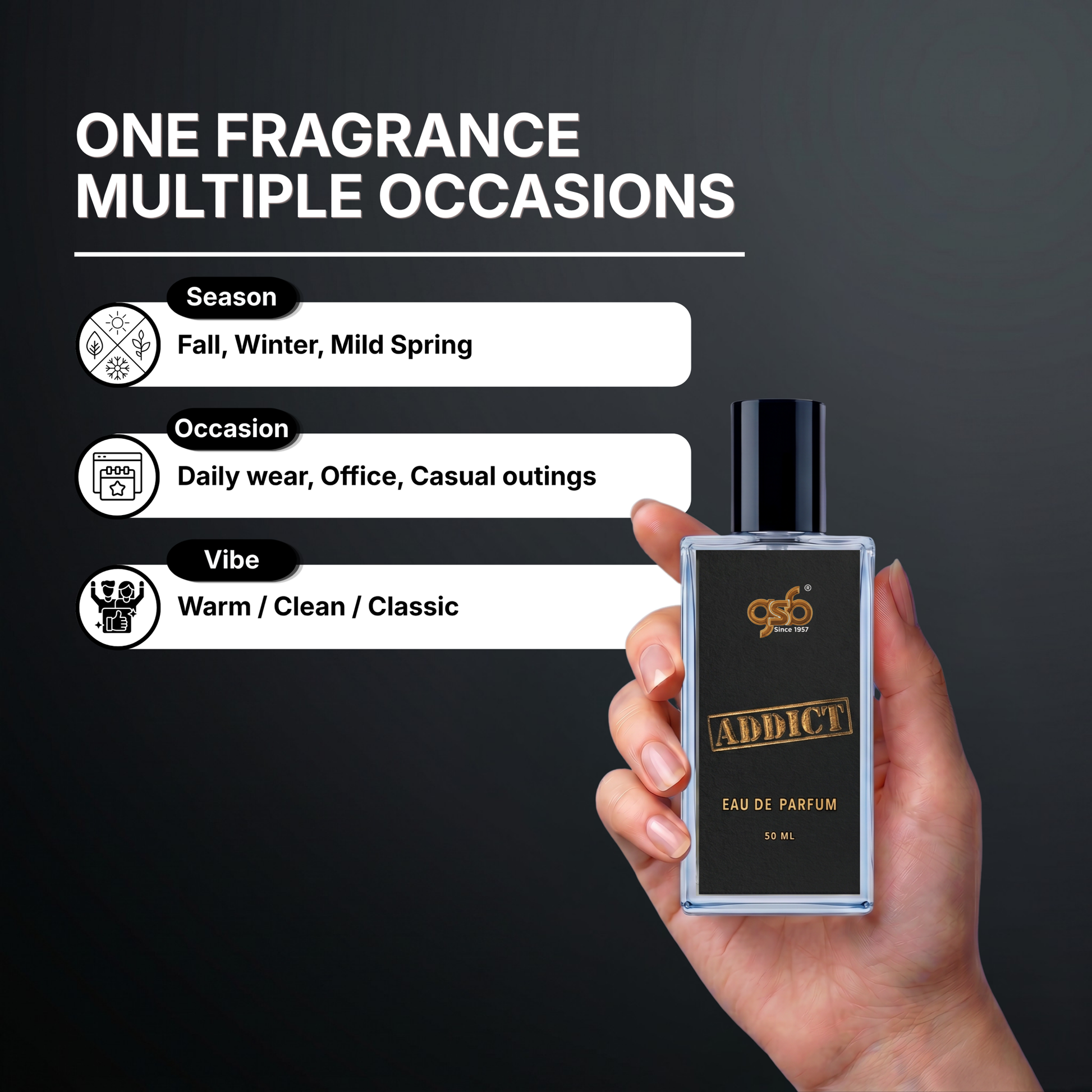GSB Addict Eau De Parfum Inspired From Vitorcia Secret Addict - 4