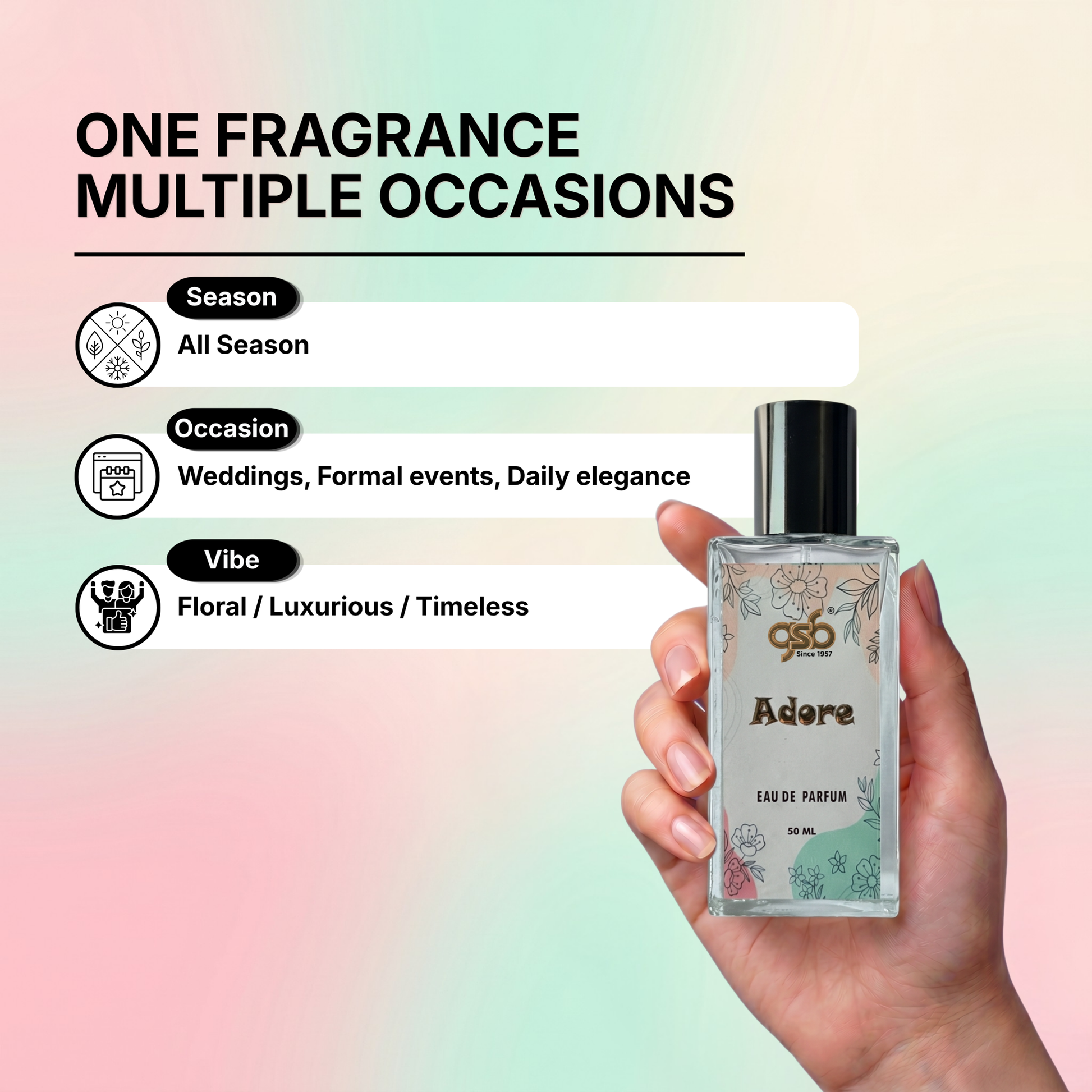 GSB Adore Eau De Parfum Inspired From Doir Adore - 3