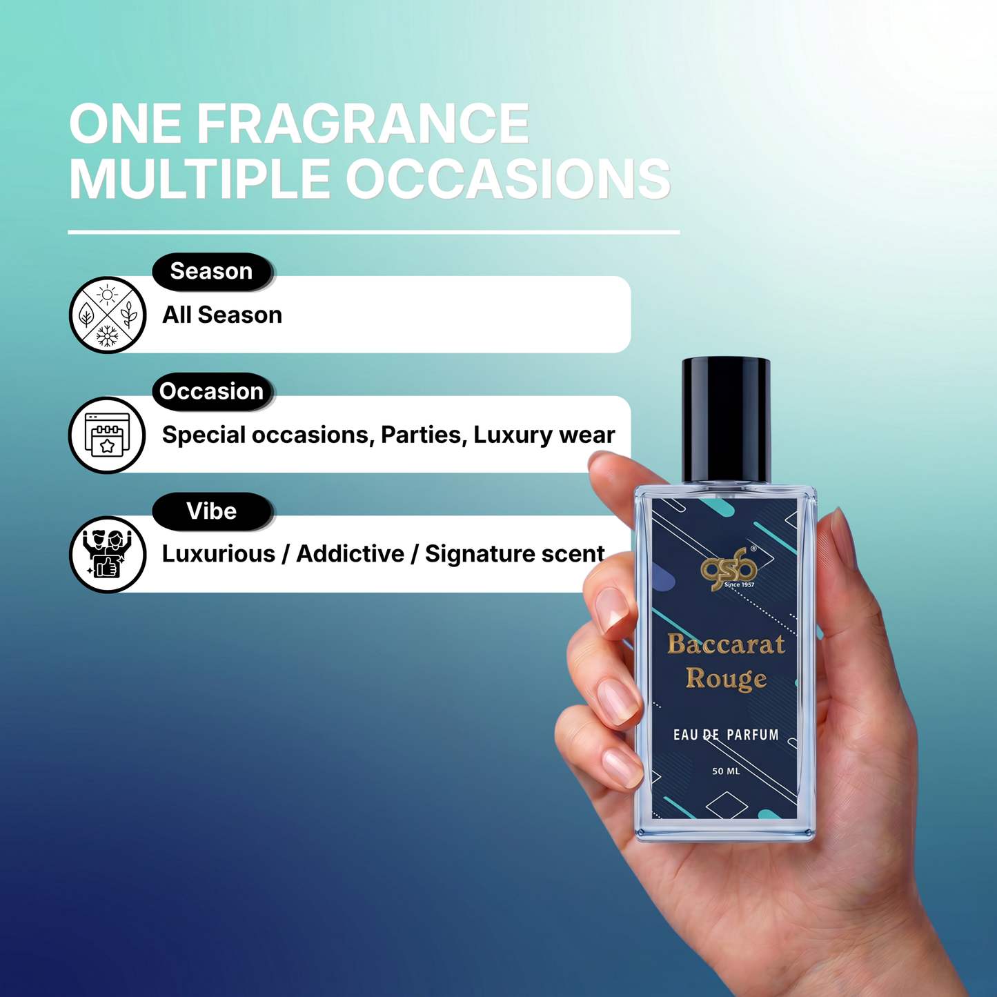 GSB Baccarat Eau De Parfum Inspired From Baccarat Rouge 540 - 4
