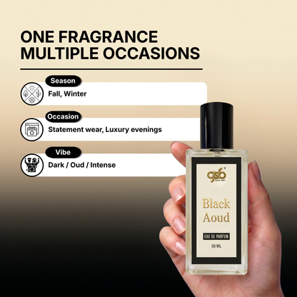 GSB Black Aoud Eau De Parfum Inspired From Montail Black Oudh - 4