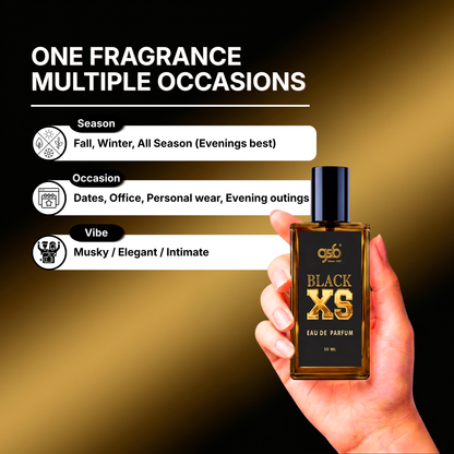GSB Black XS Eau De Parfum Inspired From Black Xs Pcao Rbbane - 4