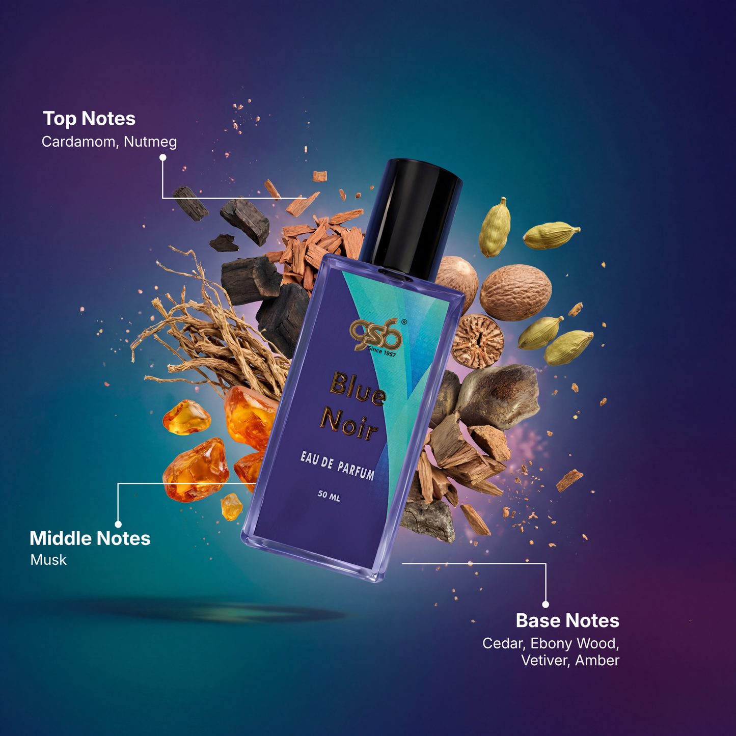 GSB Bleu Noir Eau De Parfum Inspired From Nraciso Rdoriguez Bleu Noir - 1