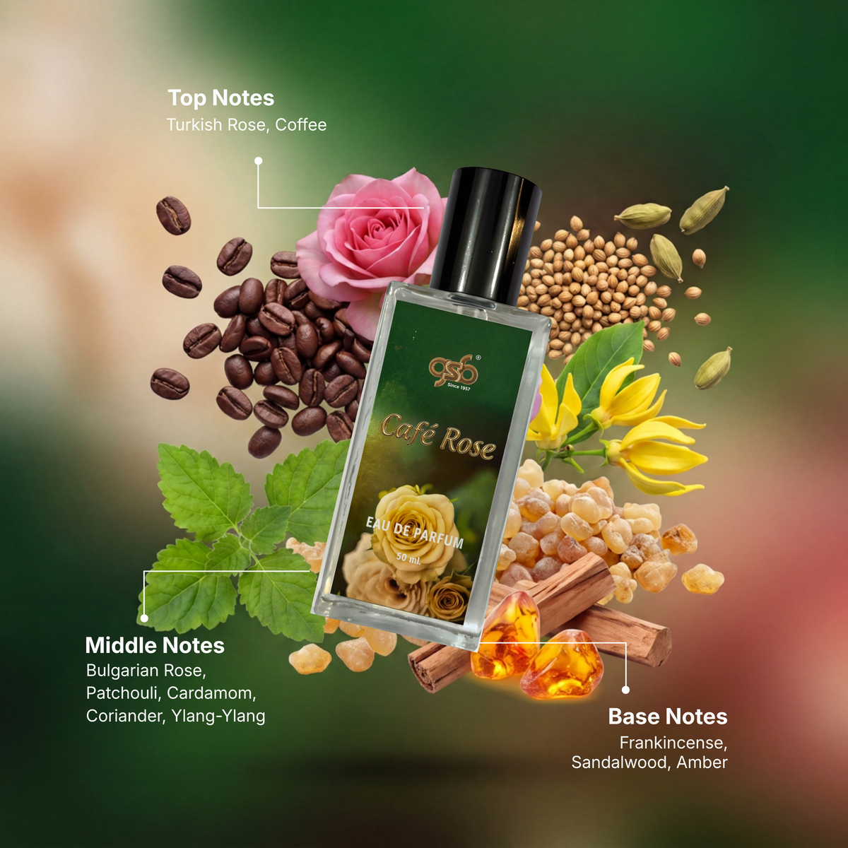 GSB Cafe Rose Eau De Parfum Inspired From Tord Fom Café Rose - 2