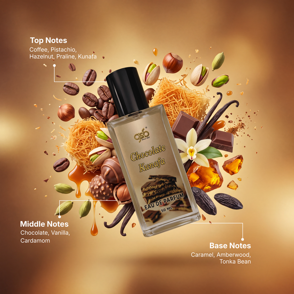 GSB Chocolate Kunafa Eau De Parfum - 2