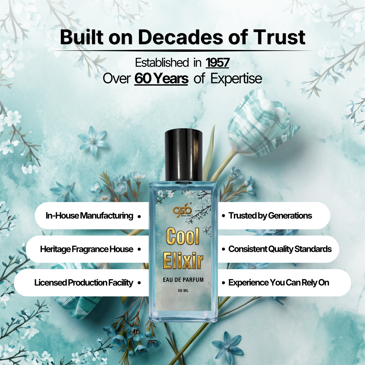 GSB Cool Elixir Eau De Parfum Inspired From Davidonn Cool Elixir - 5