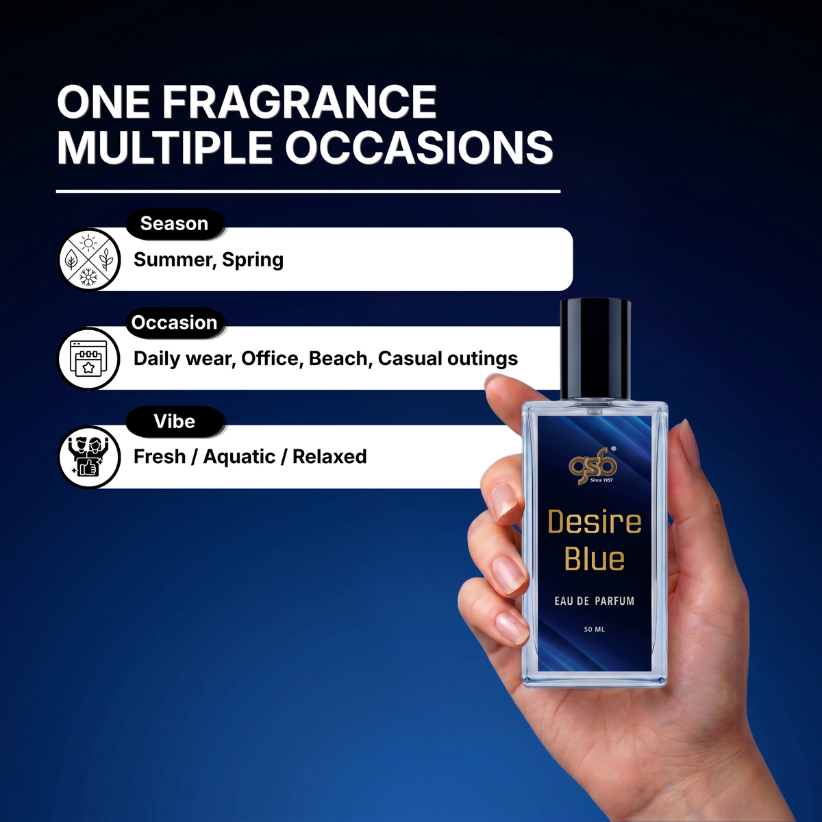 GSB Desire Blue Eau De Parfum Inspired From Donhill Desire Blue - 4