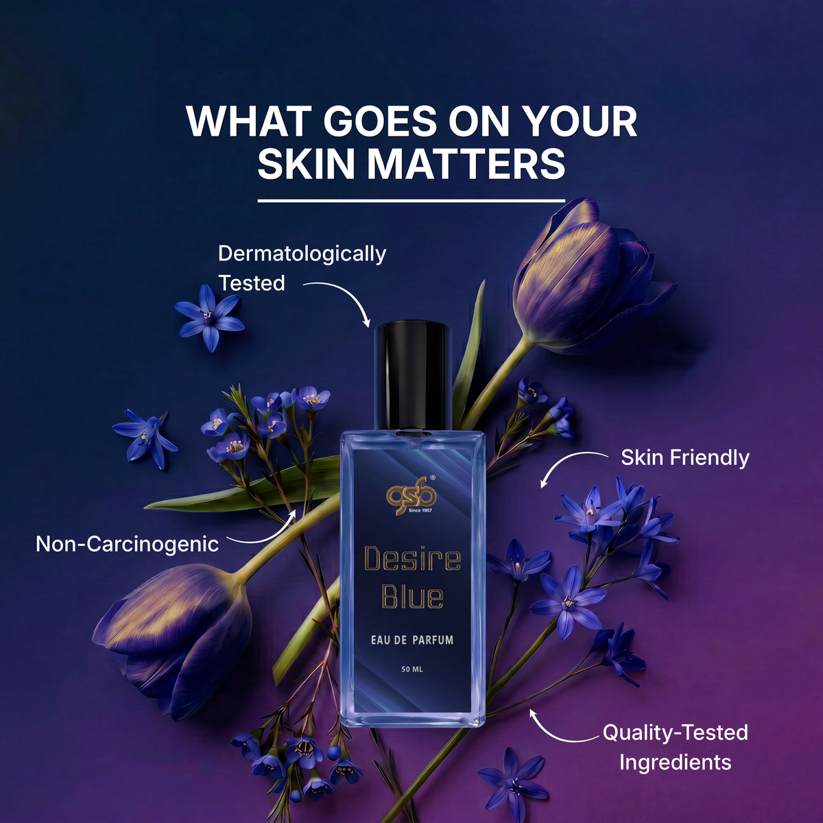 GSB Desire Blue Eau De Parfum Inspired From Donhill Desire Blue - 6