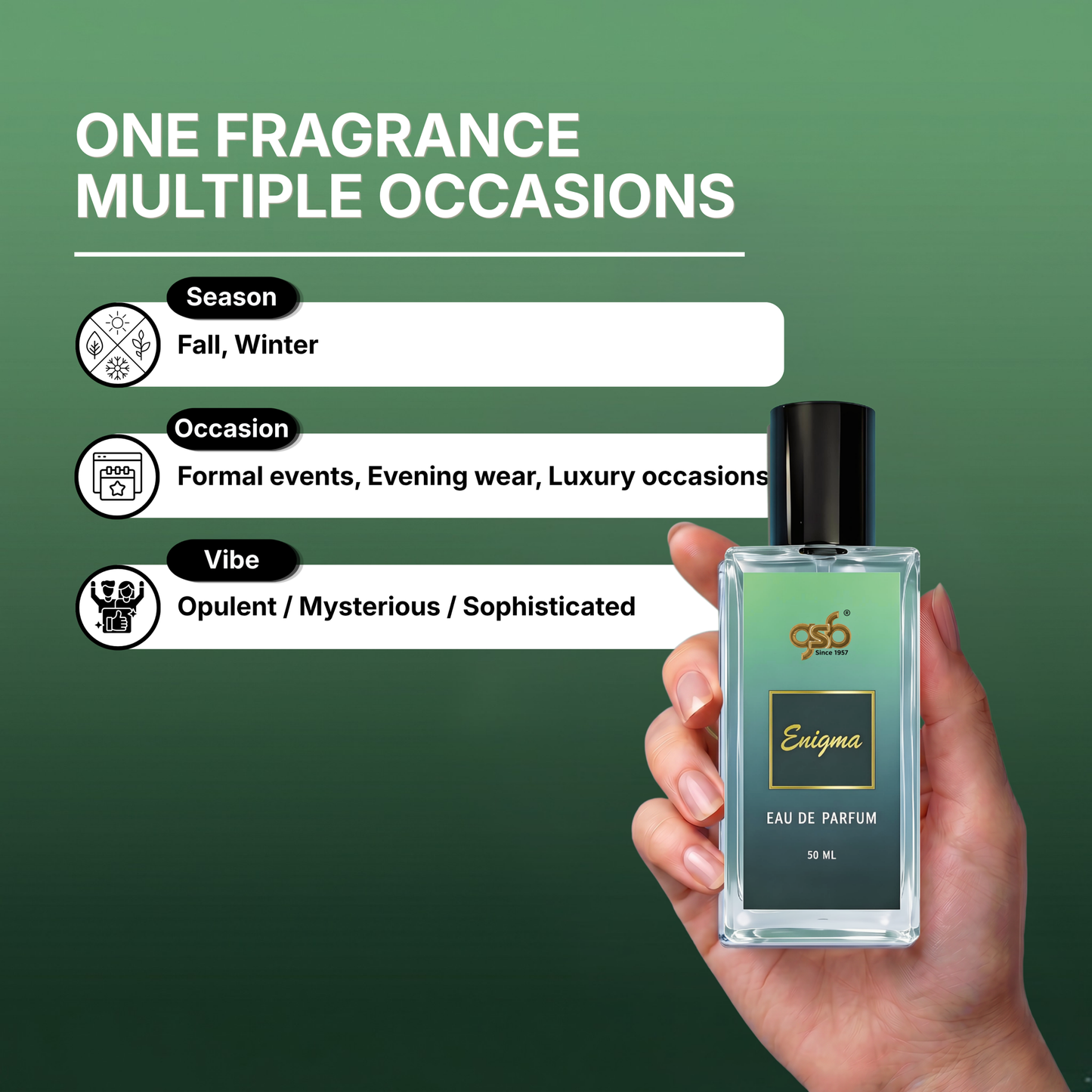 GSB Enigma Eau De Parfum Inspired From Roza Enigma - 4