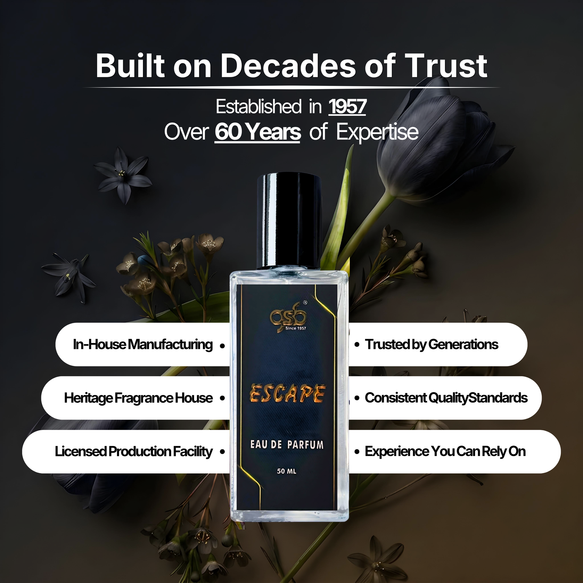 GSB Escape Eau De Parfum Inspired From Kalvin Clein Escape - 5