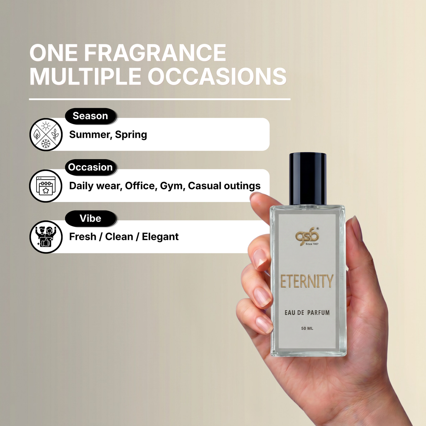 GSB Eternity Eau De Parfum Inspired From Kalvin Clein Eternity - 4