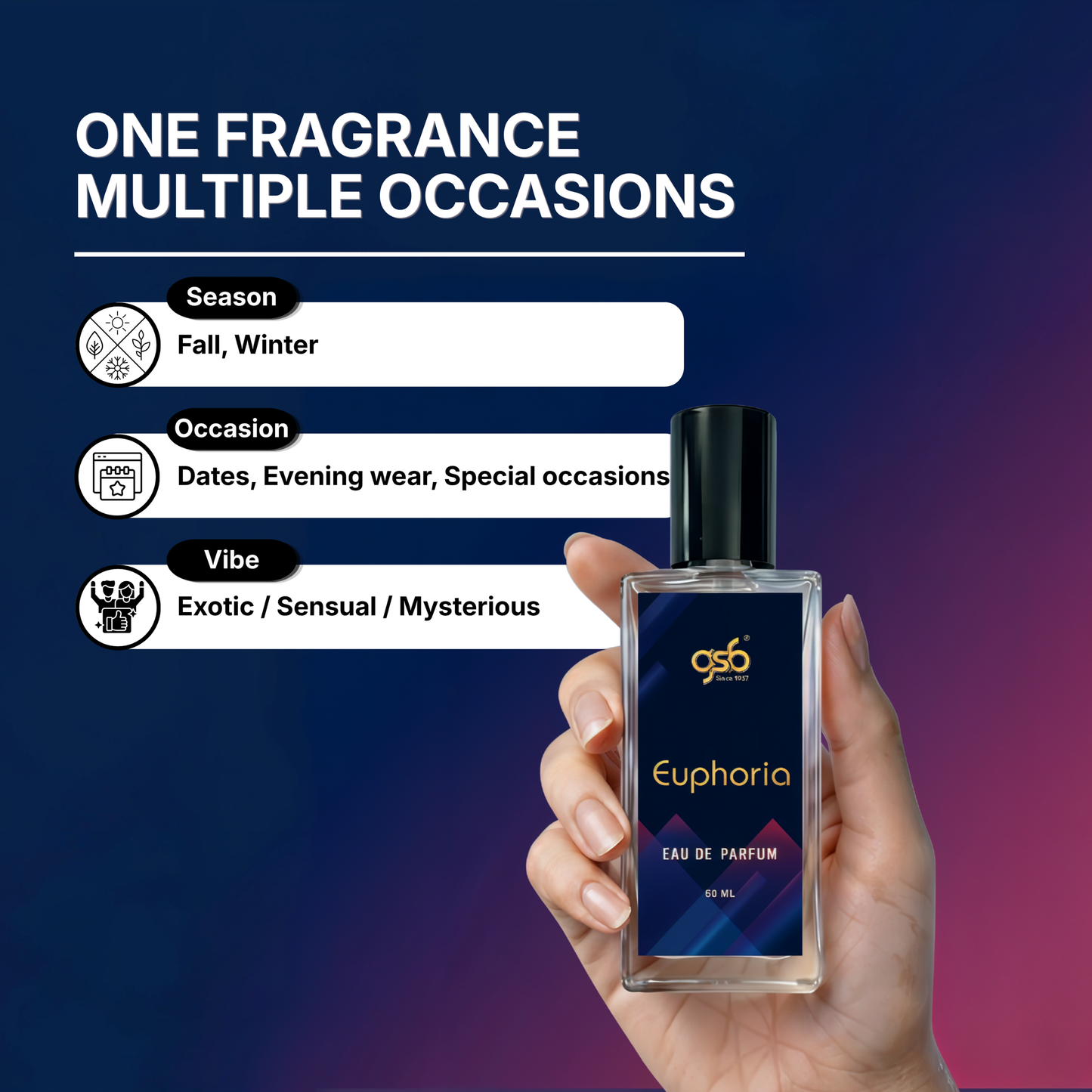 GSB Euphoria Eau De Parfum Inspired From Kalvin Clein Euphoria - 4