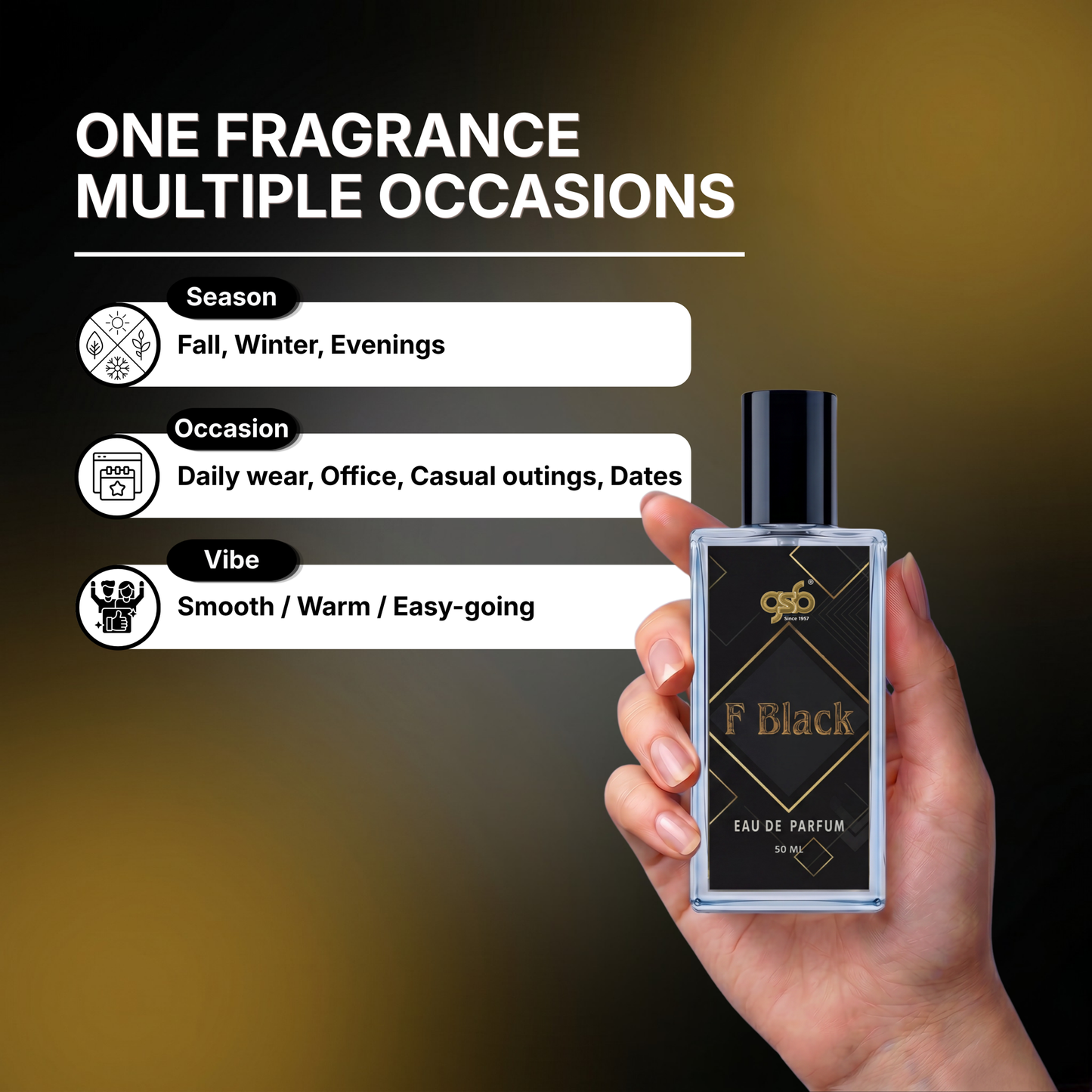 GSB F Black Eau De Parfum Inspired From Frrari Black - 4
