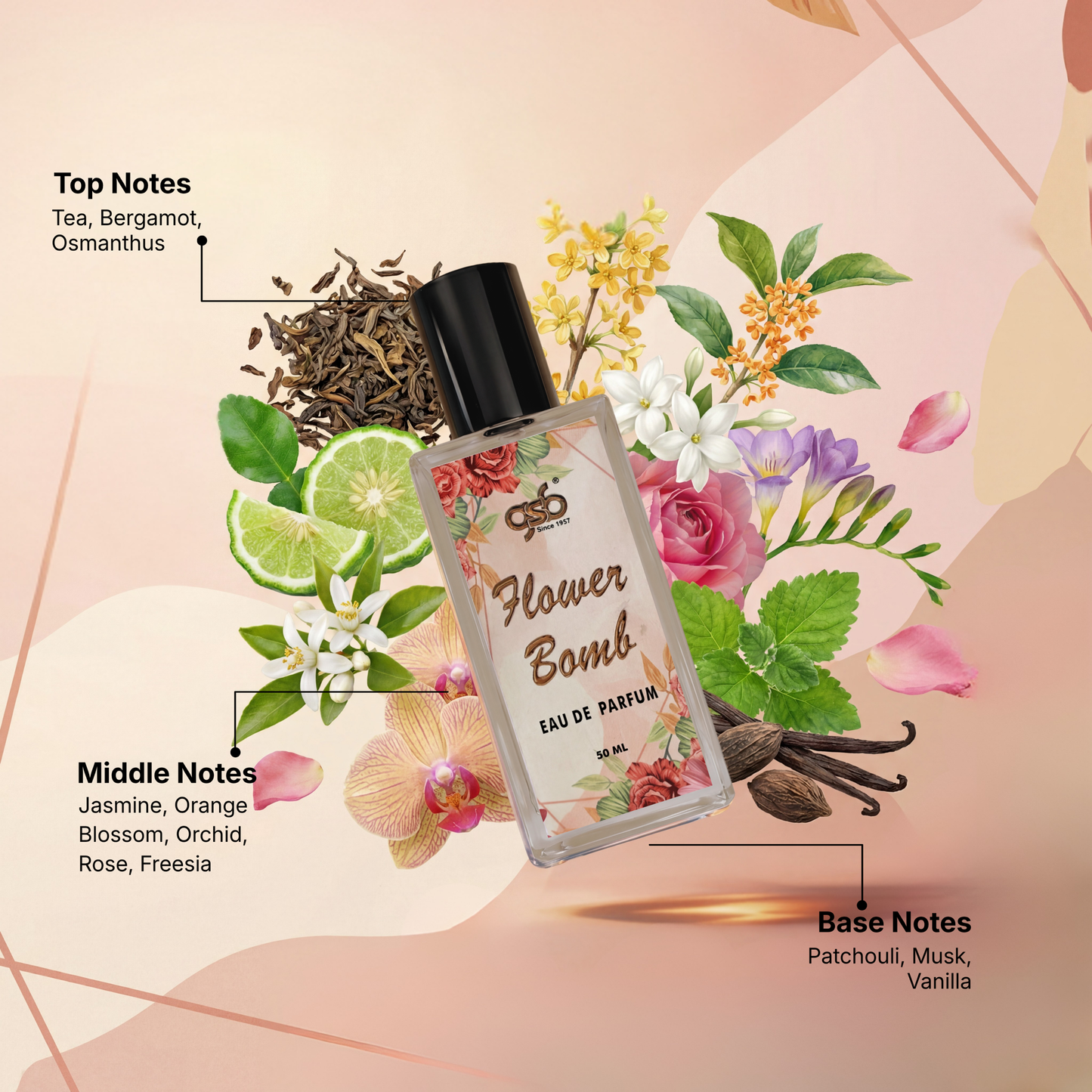 GSB Flower Bomb Eau De Parfum Inspired From Victor Ralf Flower Bomb - 2