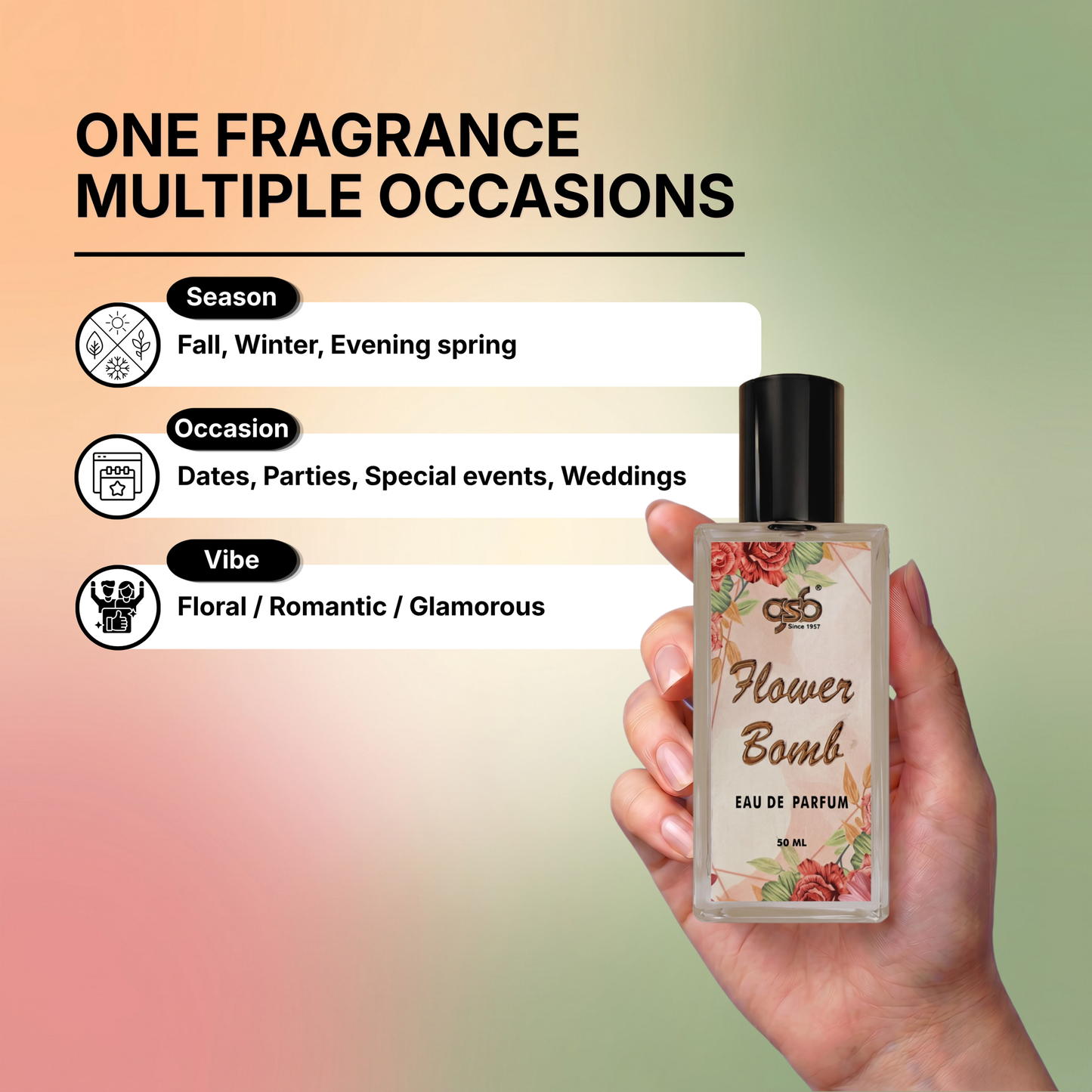 GSB Flower Bomb Eau De Parfum Inspired From Victor Ralf Flower Bomb - 4