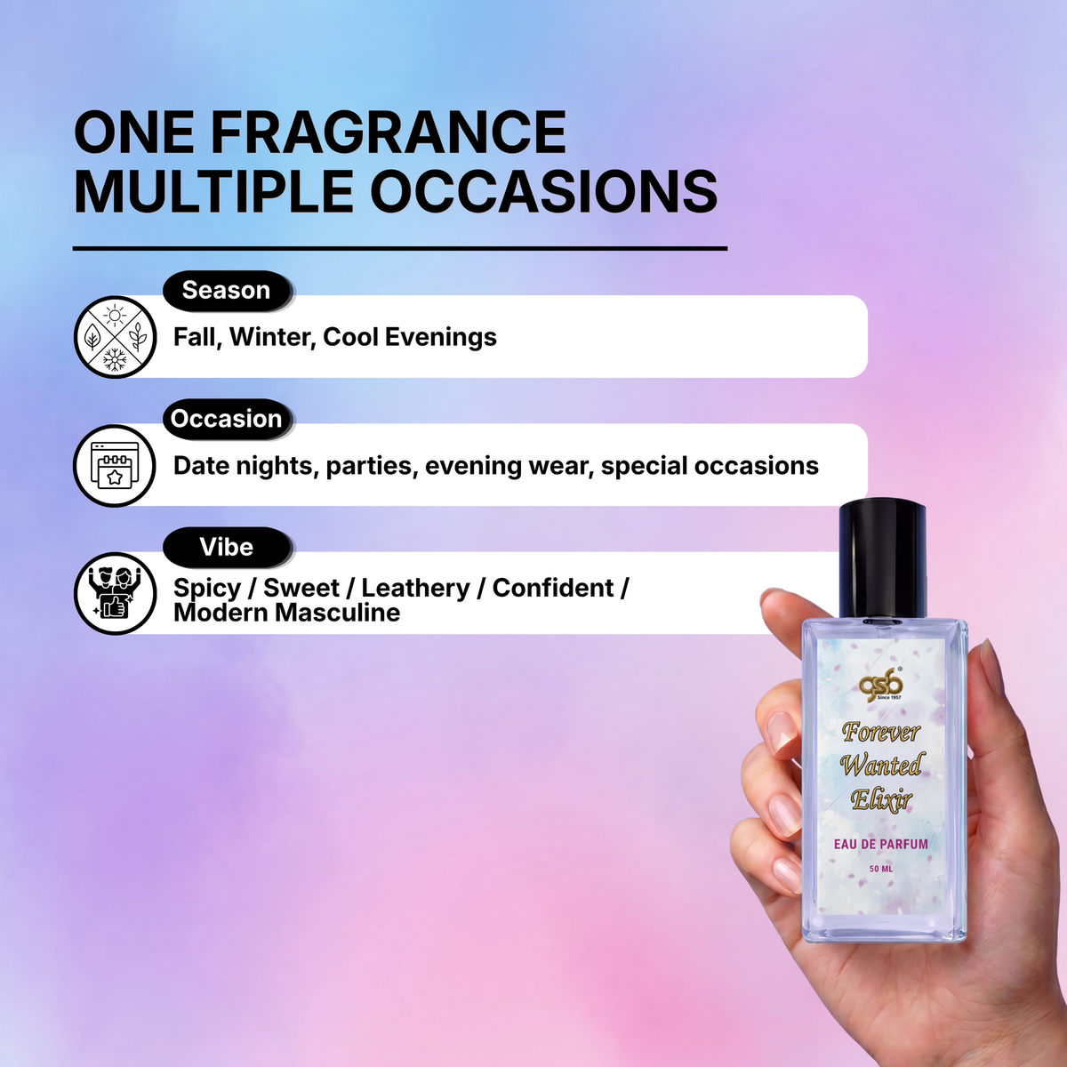 GSB Forever Wanted Elixir Eau De Parfum Inspired From Azzora Forever Wanted Elixir - 4