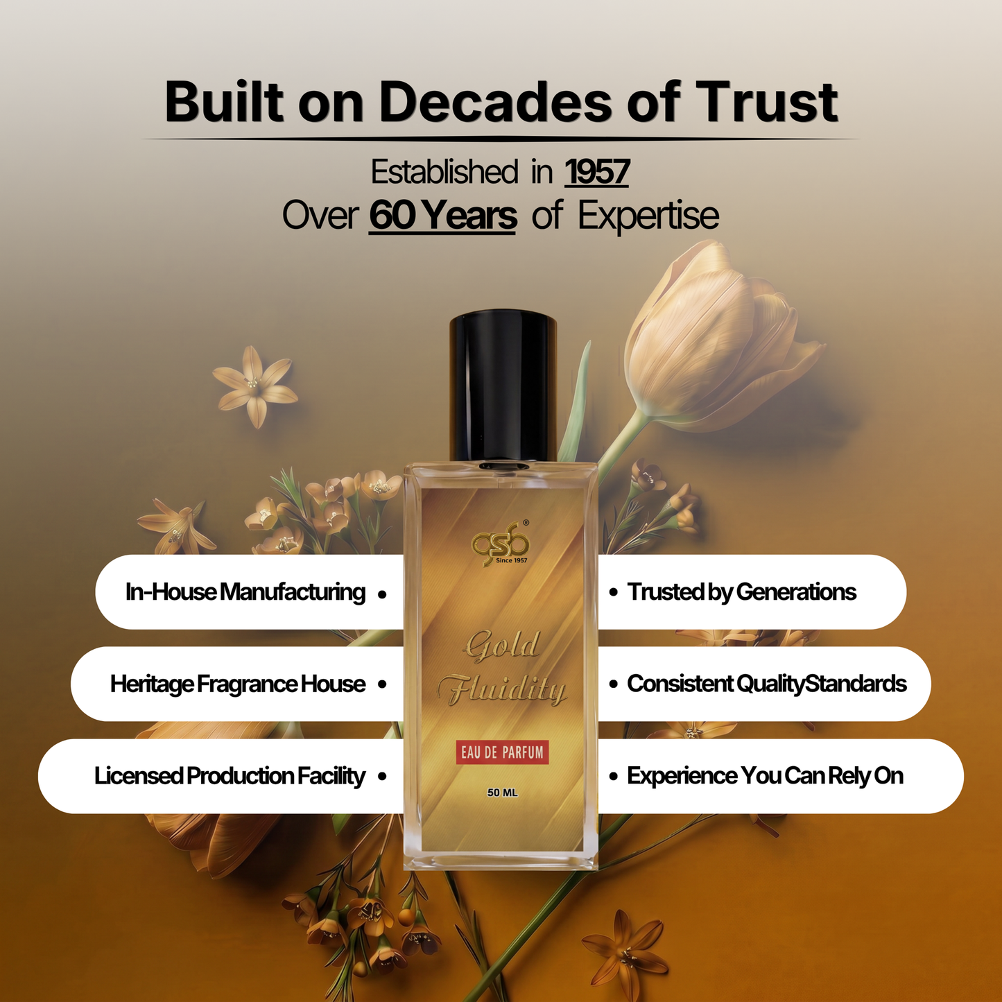 GSB Golden Fluidity Eau De Parfum Inspired From MFK Golden Fluidity - 5