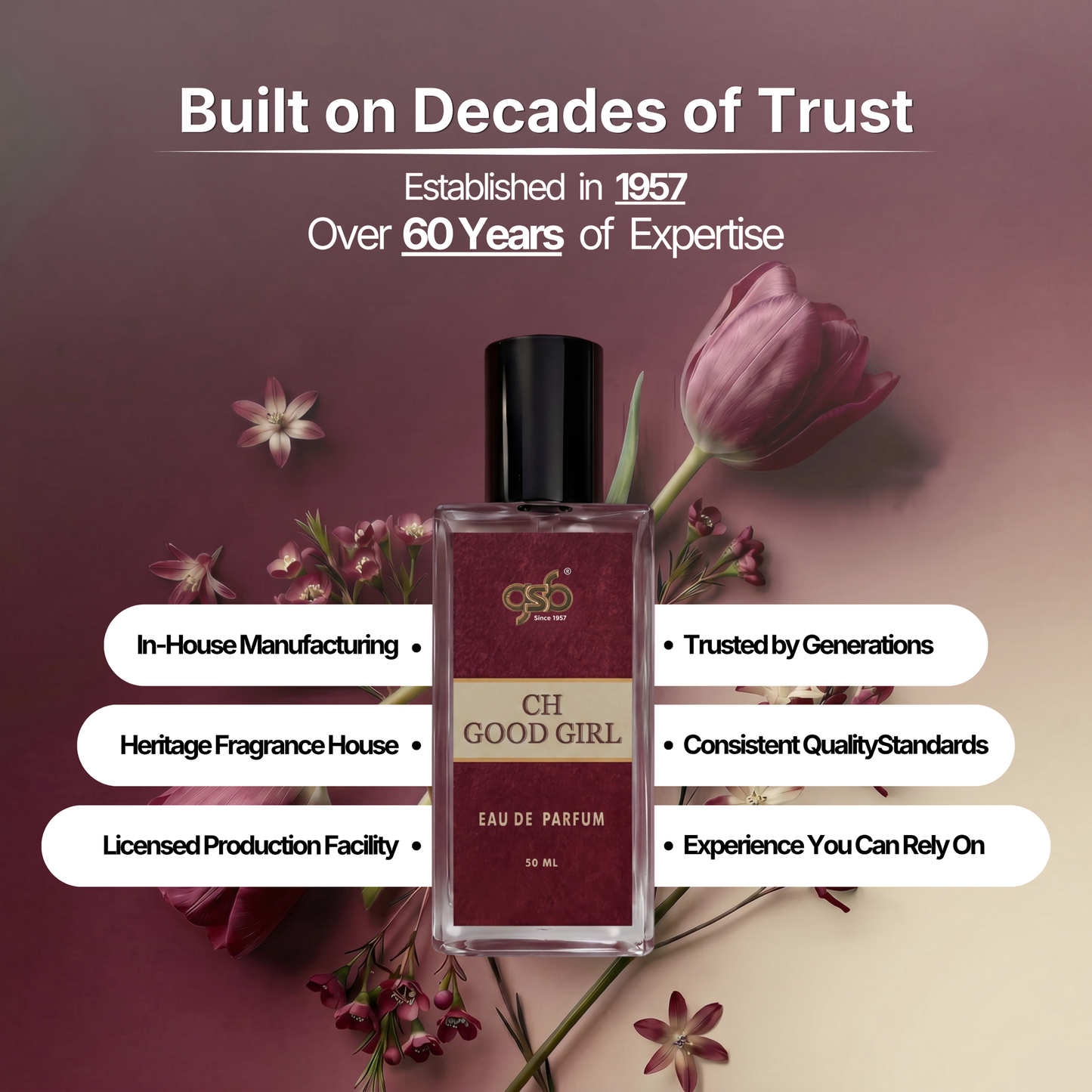 GSB Good Girl Eau De Parfum Inspired From Craolina Hraerra Good Girl - 5